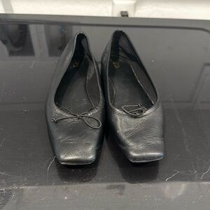Zara black flats